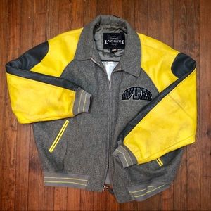 Avirex- USA Varsity Stallions Leather & Wool Coat
